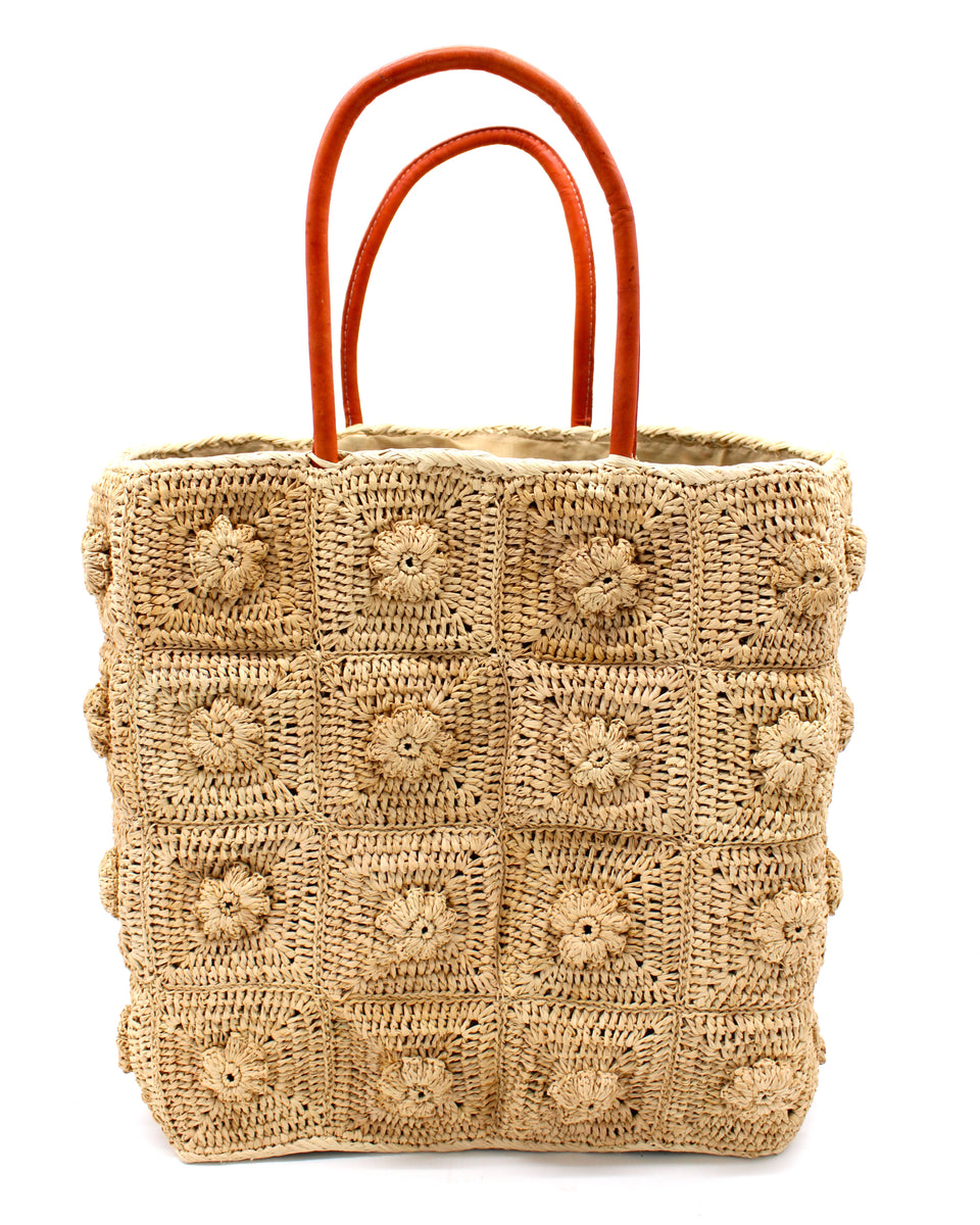 FlowerPowerCrochetStrawBasketB