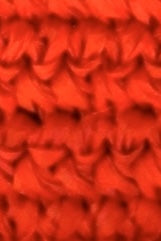 Kate 3" Brim Crochet Bucket Straw Hats Sample color Coral orange/red handmade crochet natural raffia palm fiber - Shebobo