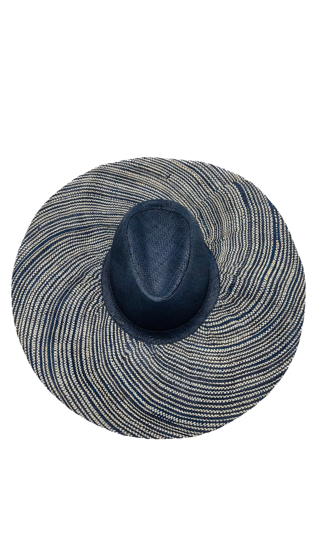 5 Brim Miramar Two Tone Melange Straw Sun Hats
