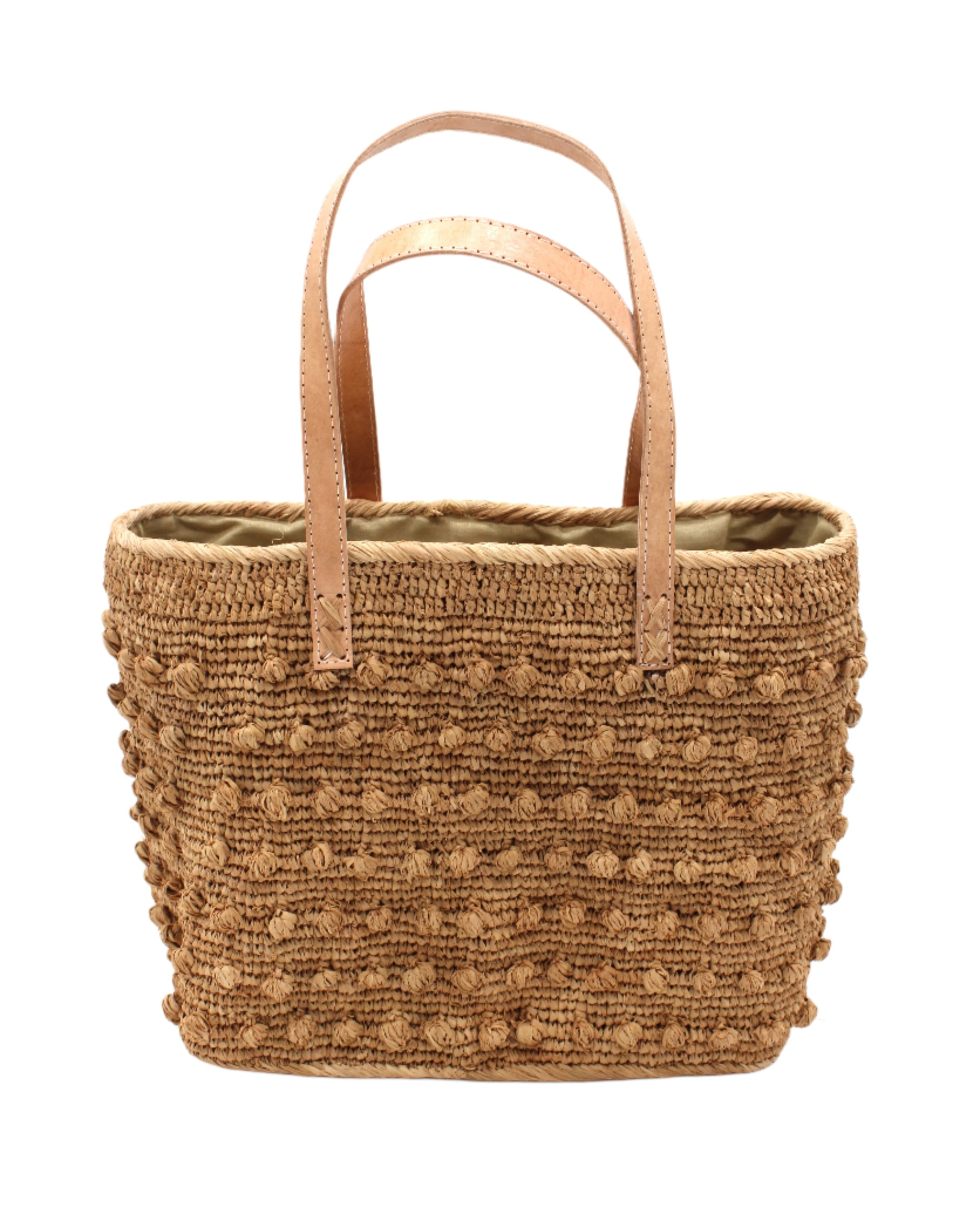 Boucle Crochet Straw Basket Bag – Shebobo