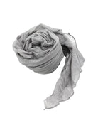 Isla Solid Color Cotton Scarf Wrap Dark Grey - Shebobo