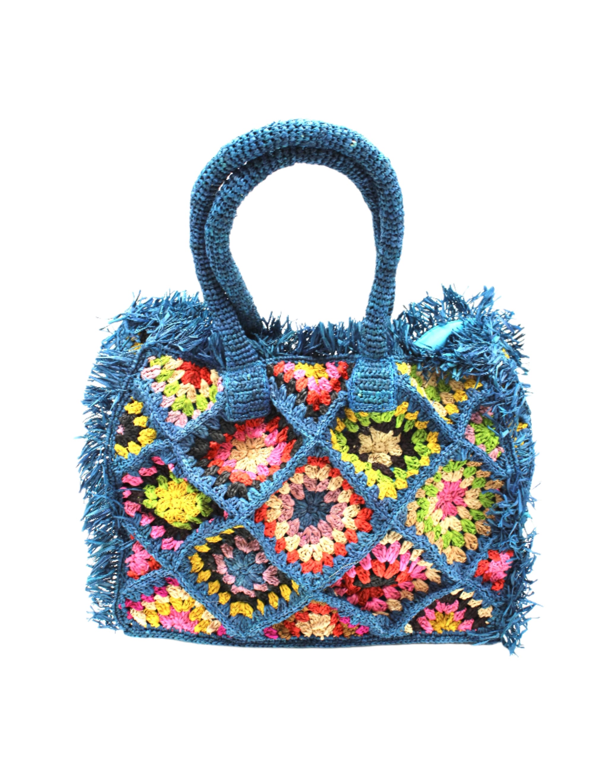ちー　todayful Raffia Square Bag Raffia Bag Crochet Pattern | Satchel's Bag Pattern in Raffia