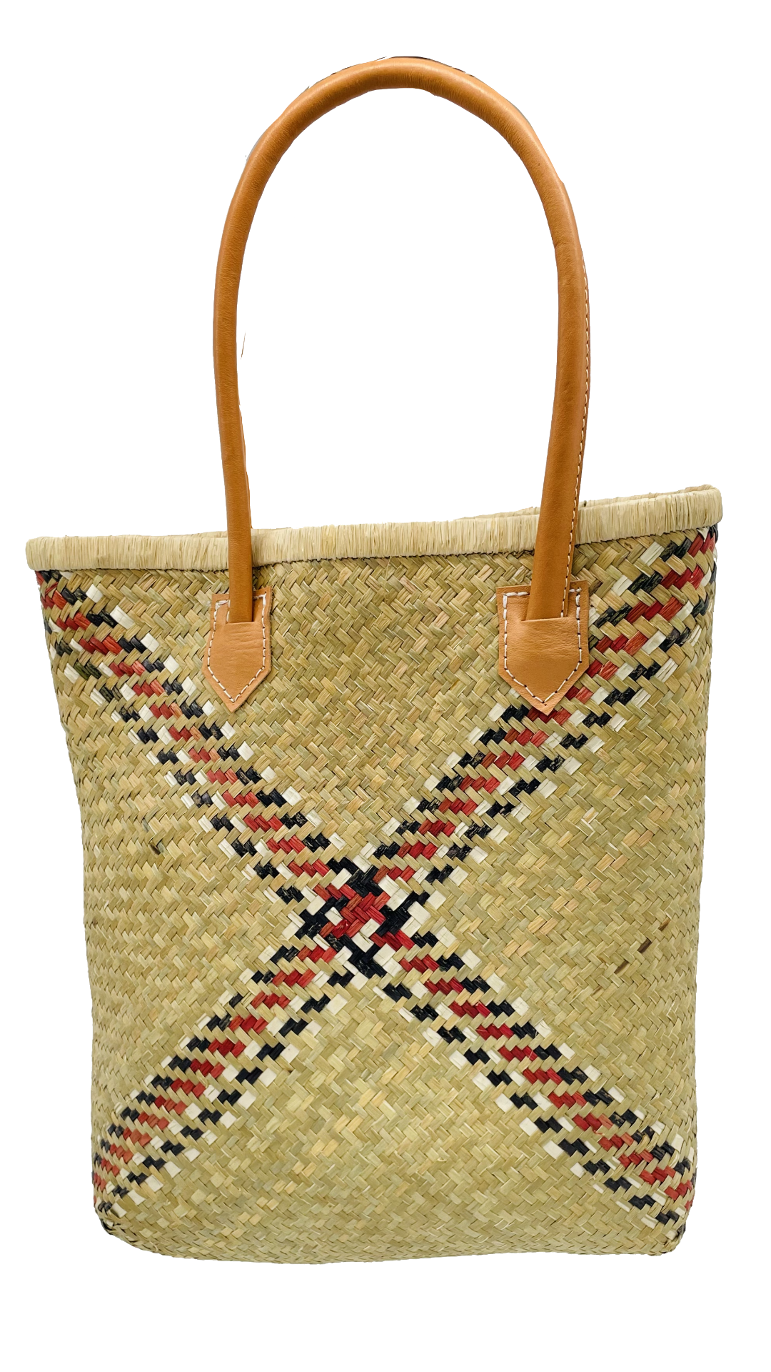 Raffia Shoulder Bag Handwoven in Natural Fibres 